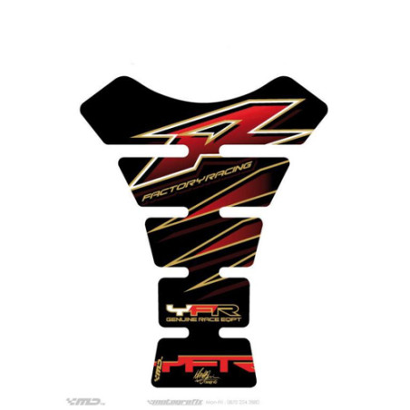 Protection de réservoir Yamaha Noir Rouge 1 pièce