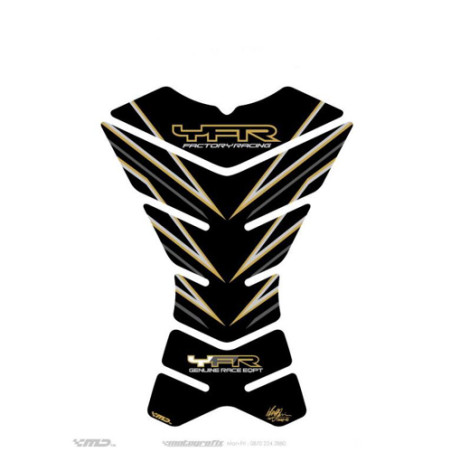 Protection de réservoir Yamaha Noir Or 3 pièces