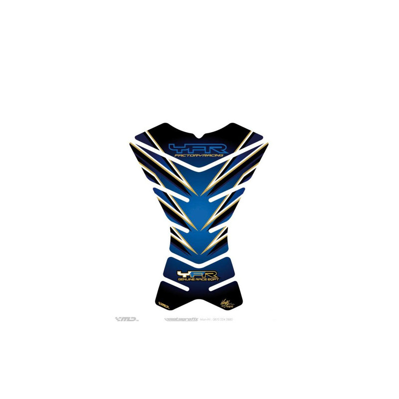 Protection de réservoir Yamaha Bleu Or 3 pièces