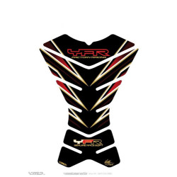 Protection de réservoir Yamaha Noir Rouge 3 pièces