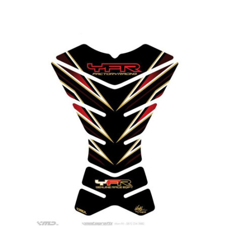 Protection de réservoir Yamaha Noir Rouge 3 pièces