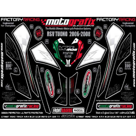 Kit Déco Avant Motografix 1000 Tuono Aprilia