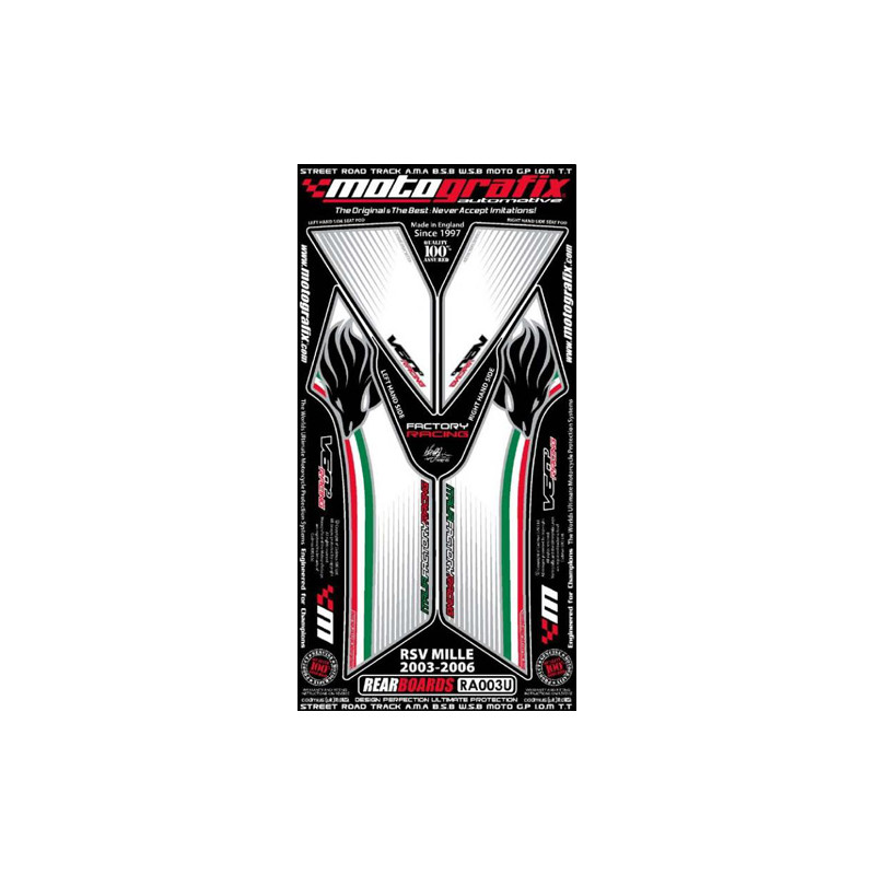 Kit Déco Arrière Motografix RSV1000R Factory Aprilia