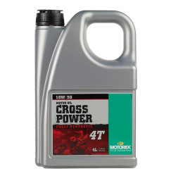 Huile Motorex Cross Power 4T 10w50 Bidon de 4 L