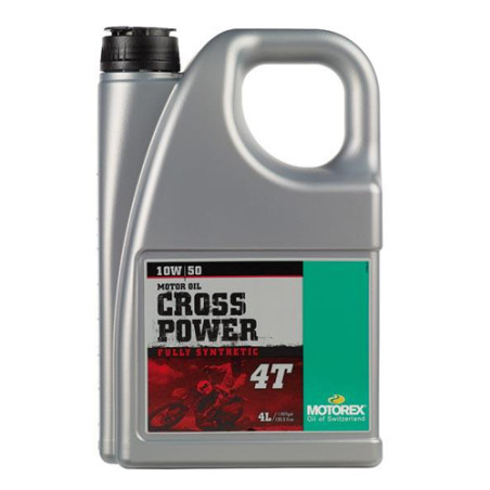 Huile Motorex Cross Power 4T 10w50 Bidon de 4 L