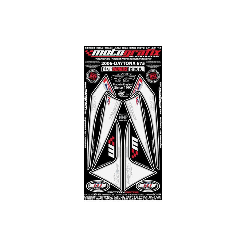 Kit Déco Arrière Motografix Daytona Triumph