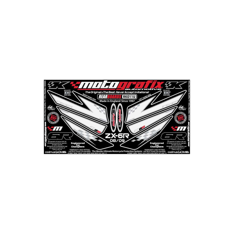Kit Déco Arrière Motografix ZX6R Ninja Kawasaki