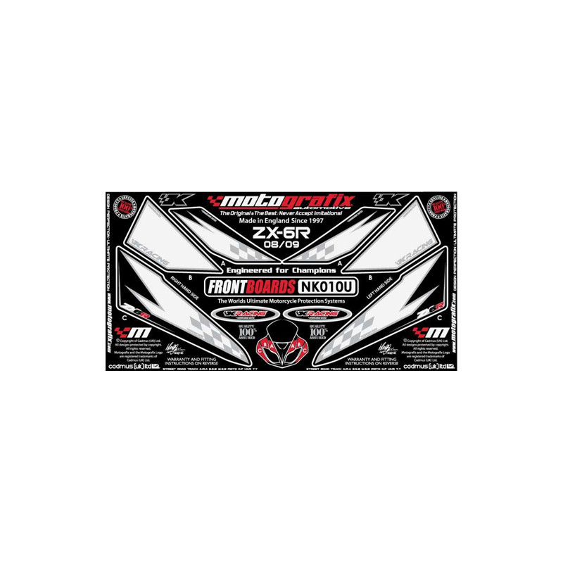 Kit Déco Avant Motografix ZX6R Ninja Kawasaki