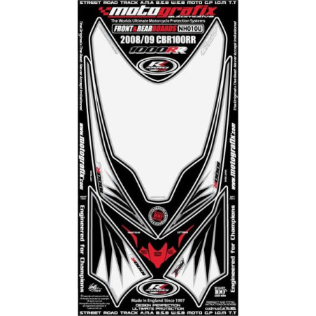 Kit Déco Avant et Arrière Motografix CBR1000RR  (08-11) Honda