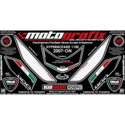 Kit Déco Arrière Motografix 1100 Hypermotard Ducati