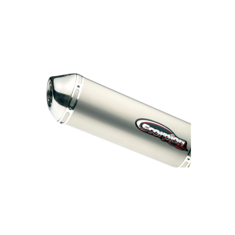Silencieux Ovales Inox Cross Scorpion Honda CRF250R