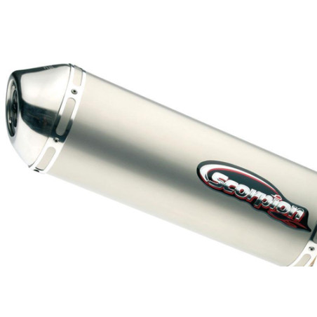 Silencieux Ovales Inox Cross Scorpion Honda CRF250R