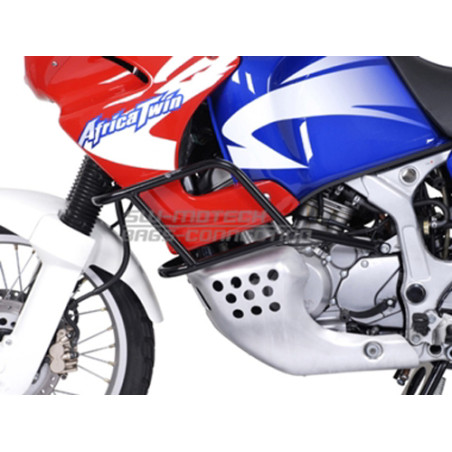Pare-Carters Crash-Bar Sw-Motech Noir/Blanc XRV750Africa Twin Ho