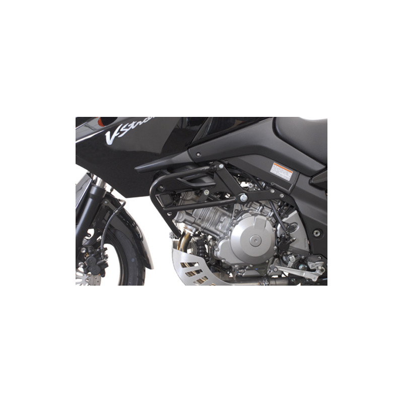 Pare-Carters Crash-Bar Sw-Motech Noir KLV 1000 Kawasaki