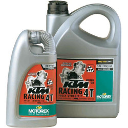 Huile Motorex KTM Racing 4T 20w60 Bidon de 4 L