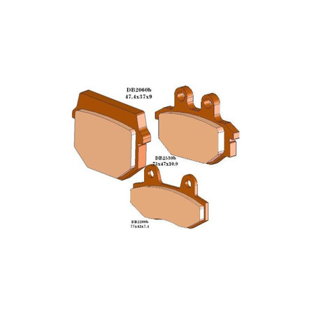 Plaquettes de Frein AV Frixion Gold pour AEON