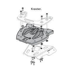 Platine de coffre SW-MOTECH pour Krauser