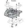 Platine de coffre SW-MOTECH pour Krauser