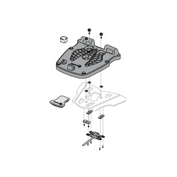 Platine de coffre SW-MOTECH Pour T-Ray Electric-Topcase