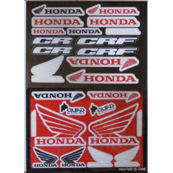 Planche adhésif déco Honda