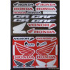Planche adhésif déco Honda