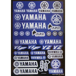 Planche adhésif déco YAMAHA