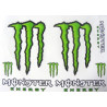 Planche adhésifs déco MONSTER 8 pcs 32x25 cm