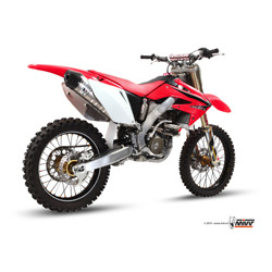 Ligne Complète Inox Carbo Stronger Cross Mivv CRF250 Honda 08-09
