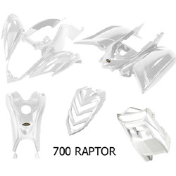 Kit Complet Carénage Blanc Maier 700 Raptor Yamaha