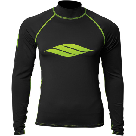 Gilet à Longue Manches LYCRA NOIR / LIME Slippery