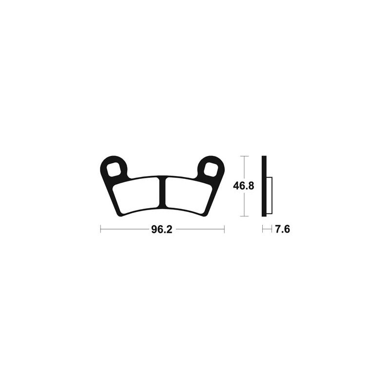 Plaquettes de Frein Avant 570 RZR Polaris Technium Plaquettes de Frein Avant 570 RZR Polaris Technium