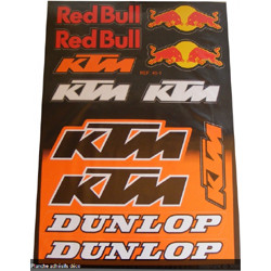 Planche adhésif déco KTM REDBULL