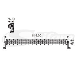 Projecteur 60 Led Quad SSV 180W 82cm 10800 lumens