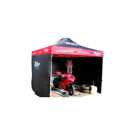 Tonnelle Tente Barnum de Paddock Bihr 3x3m Avec 3 Cloisons