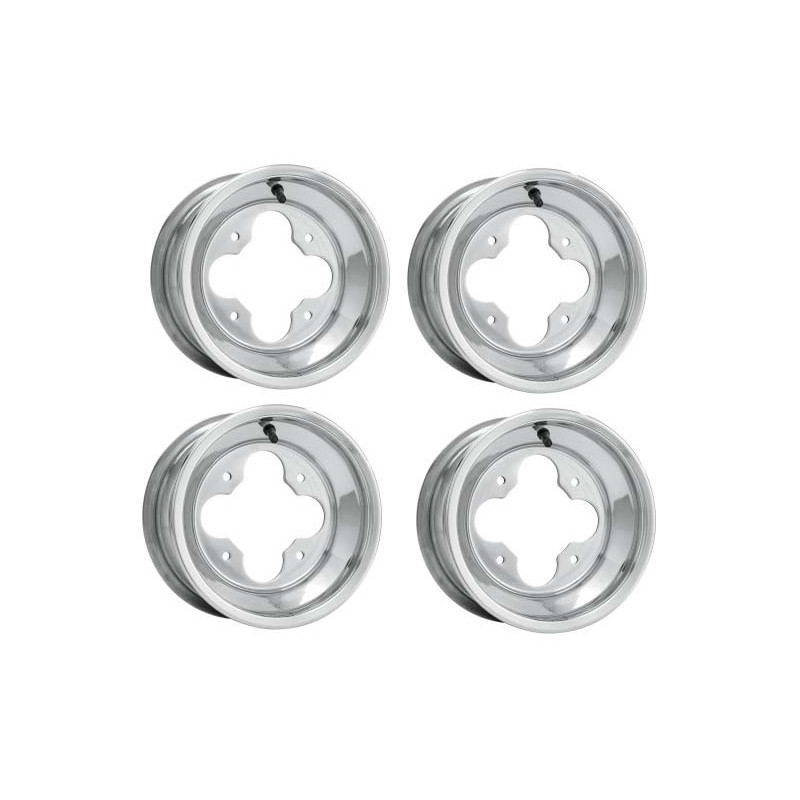 Pack 4 Jantes Aluminium Douglas A5 Superquadeur 10x5 /10x8 Yamaha