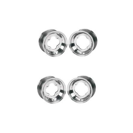 Lot de 4 Jantes Alu T-9 SERIES ITP 10x5 / 10x8 spécial Scrambler