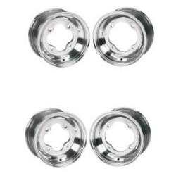 Lot de 4 Jantes Alu T-9 SERIES ITP 10x5 / 10x8 spécial Scrambler
