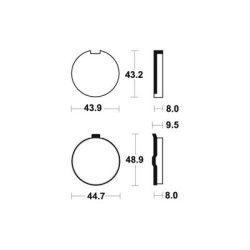 Plaquettes De Frein Ma24 Organique