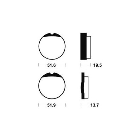 Plaquettes De Frein Ma1 Organique