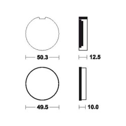 Plaquettes De Frein Ma3 Organique