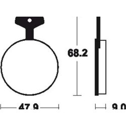 Plaquettes De Frein Ma4 Organique