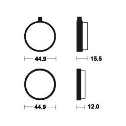 Plaquettes De Frein Ma6 Organique