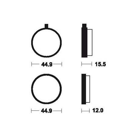 Plaquettes De Frein Ma6 Organique