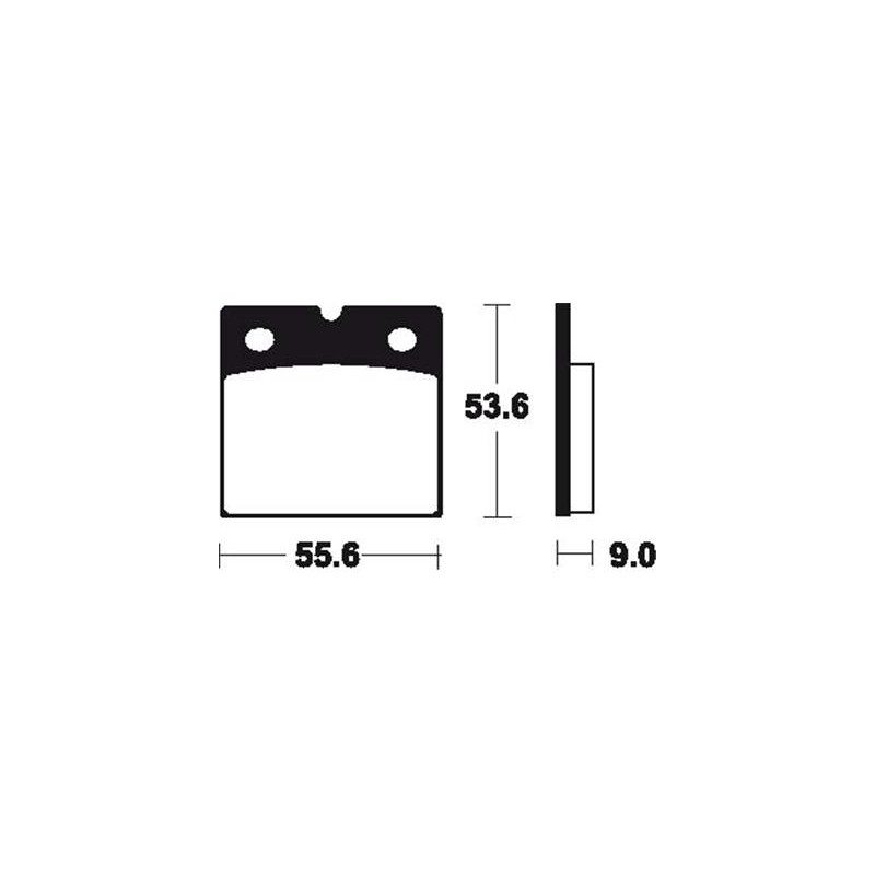 Plaquettes De Frein Mf06 Métal Fritté