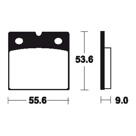 Plaquettes De Frein Mf06 Métal Fritté