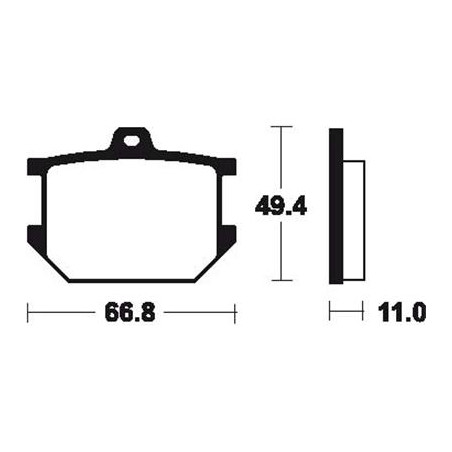 Plaquettes De Frein Ma7 Organique