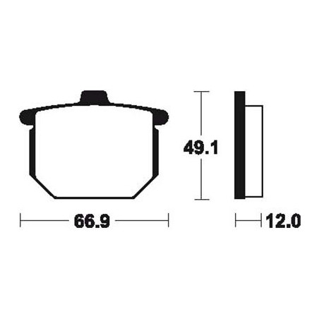 Plaquettes De Frein Ma8 Organique