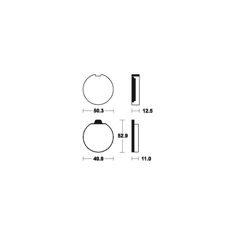 Plaquettes De Frein Ma11 Organique