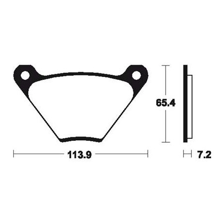 Plaquettes De Frein Ma13 Organique