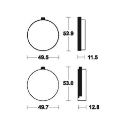 Plaquettes De Frein Ma15 Organique